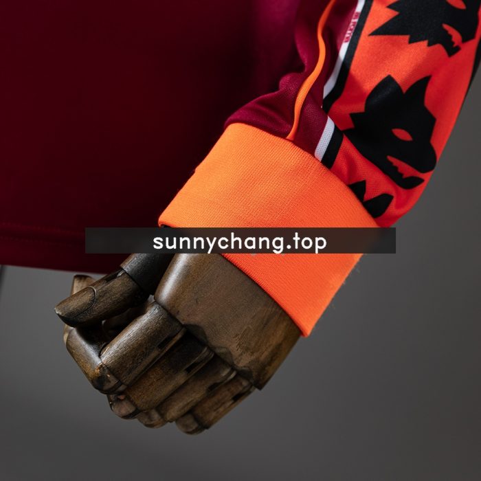 Roma 98/99 Home Long Sleeve Retro Jersey - 图片 2
