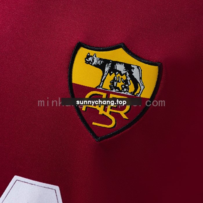 Roma 98/99 Home Long Sleeve Retro Jersey - 图片 4