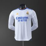 Real Madrid 21/22 Home Long Sleeve Player Version Retro Jersey