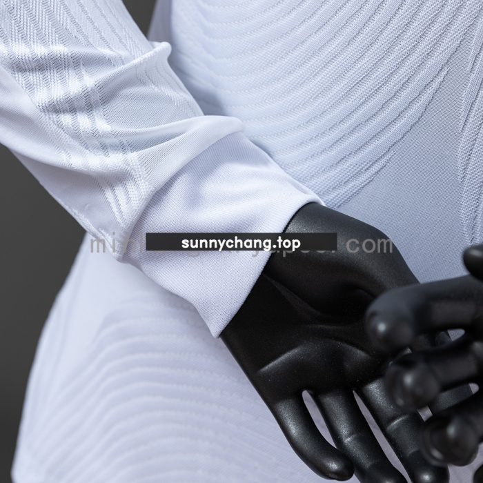Real Madrid 21/22 Home Long Sleeve Player Version Retro Jersey - 图片 2