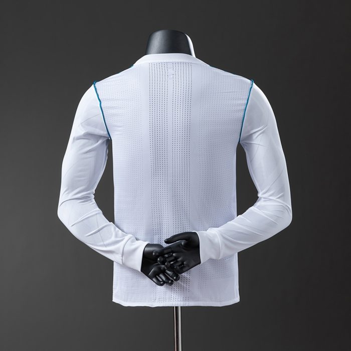 Real Madrid 17/18 Home Long Sleeve Player Version Retro Jersey - 图片 8