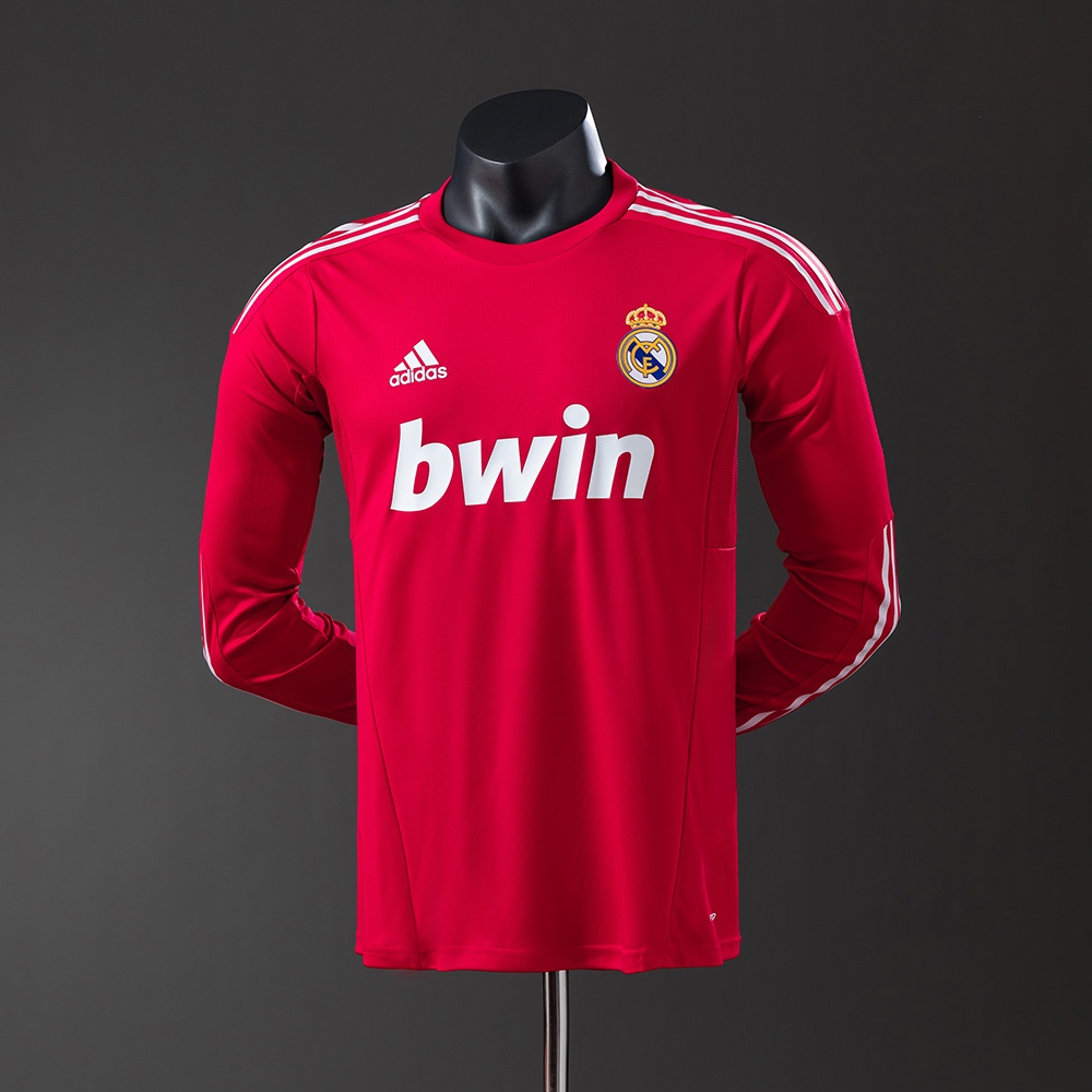JER-11348_1 Real Madrid 11/12 Third Away Long Sleeve Player Version Retro Jersey - 图片 1
