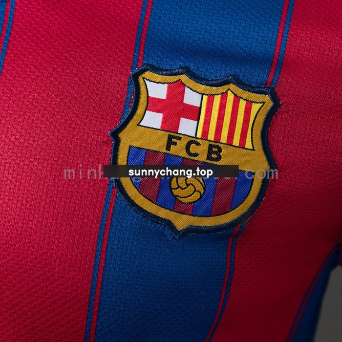 Barcelona 09/10 Home Long Sleeve Player Version Retro Jersey - 图片 5