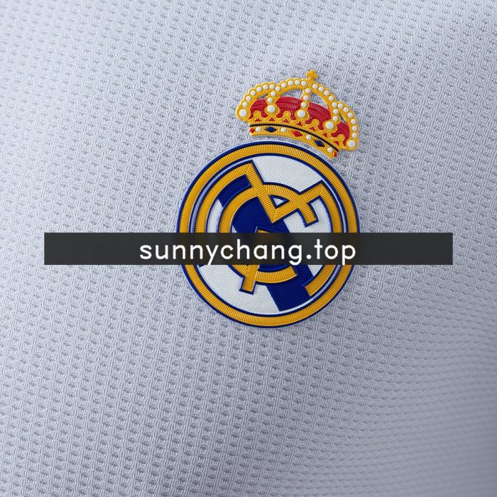 Real Madrid 19/20 Home Long Sleeve Player Version Retro Jersey - 图片 5