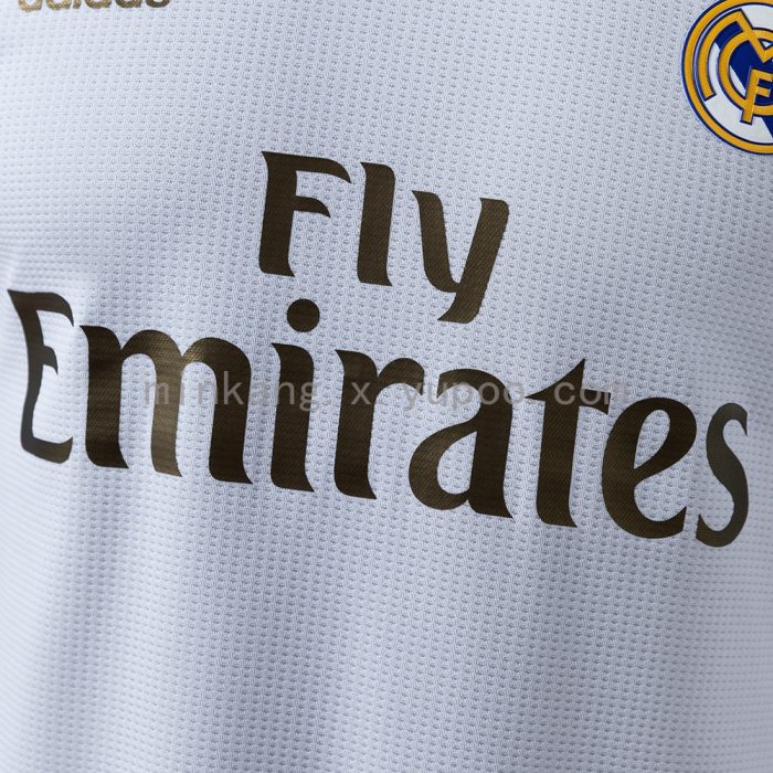 Real Madrid 19/20 Home Long Sleeve Player Version Retro Jersey - 图片 6