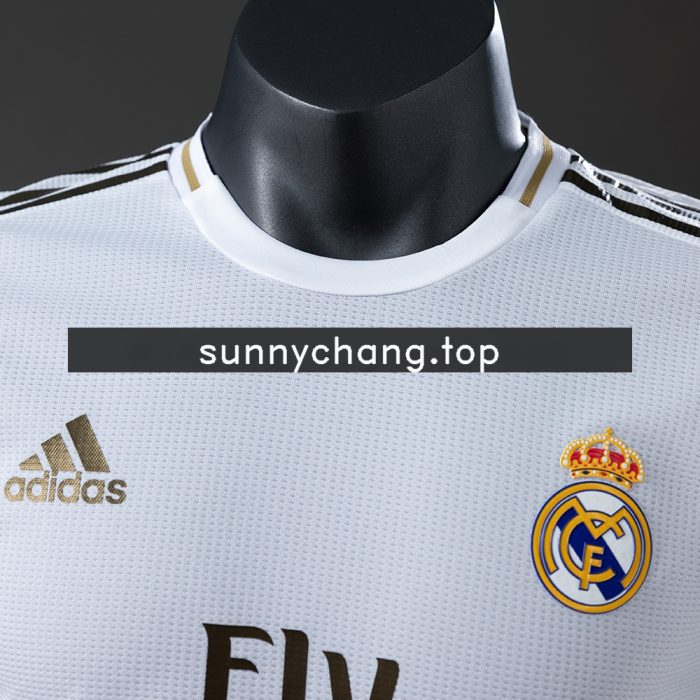 Real Madrid 19/20 Home Long Sleeve Player Version Retro Jersey - 图片 7