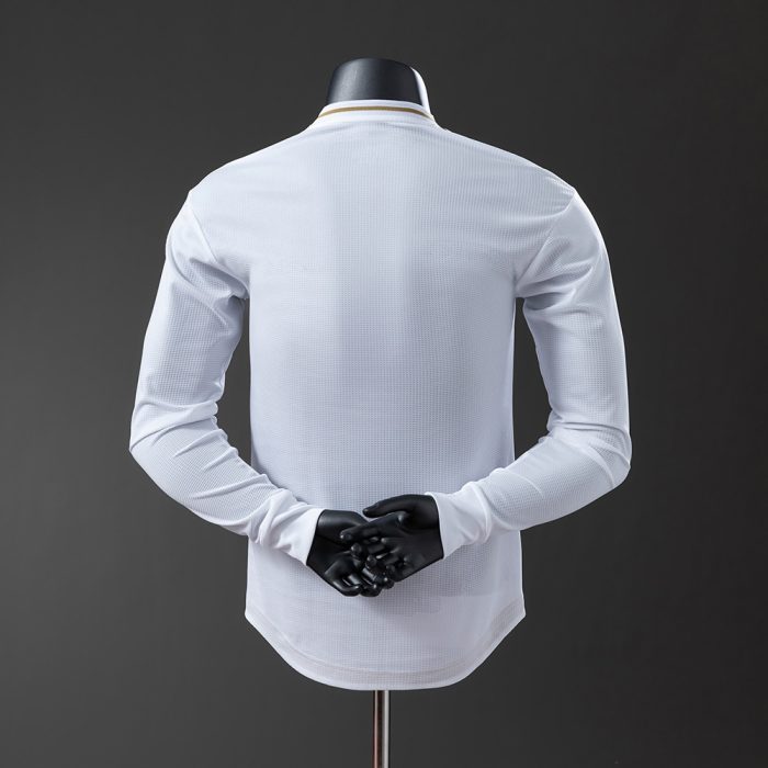Real Madrid 19/20 Home Long Sleeve Player Version Retro Jersey - 图片 8