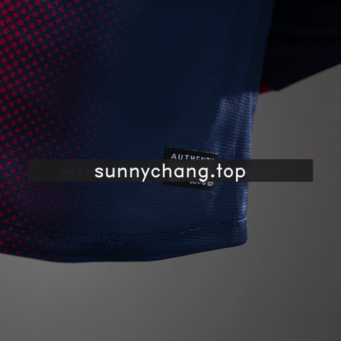 Barcelona 12/13 Home Long Sleeve Player Version Retro Jersey - 图片 3