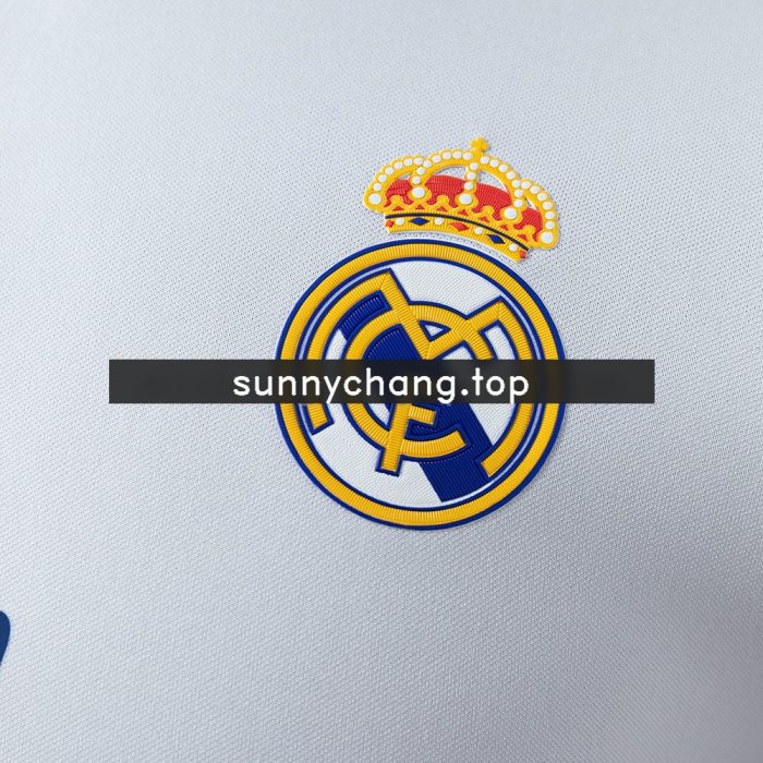Real Madrid 16/17 Home Long Sleeve Player Version Retro Jersey - 图片 5