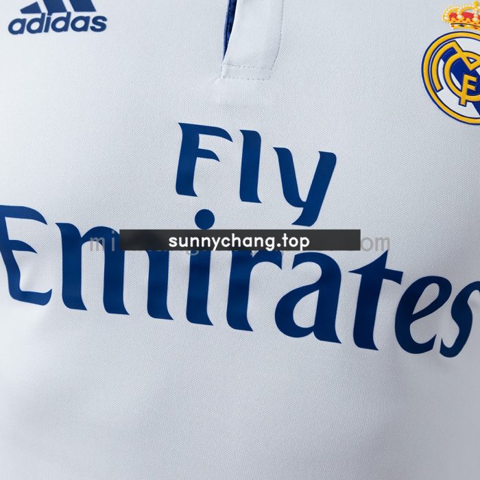 Real Madrid 16/17 Home Long Sleeve Player Version Retro Jersey - 图片 6