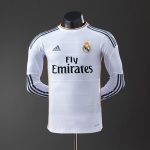 Real Madrid 13/14 Home Long Sleeve Player Version Retro Jersey