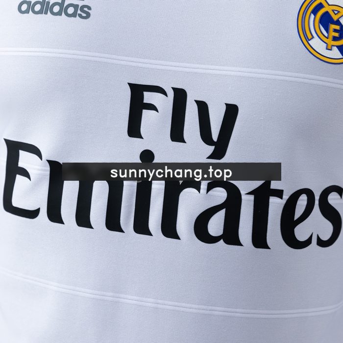 Real Madrid 13/14 Home Long Sleeve Player Version Retro Jersey - 图片 6