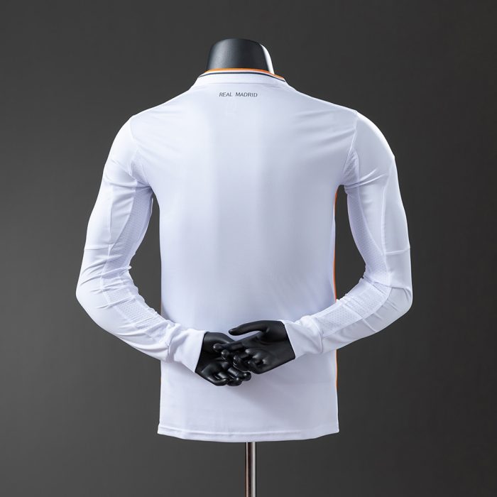 Real Madrid 13/14 Home Long Sleeve Player Version Retro Jersey - 图片 8