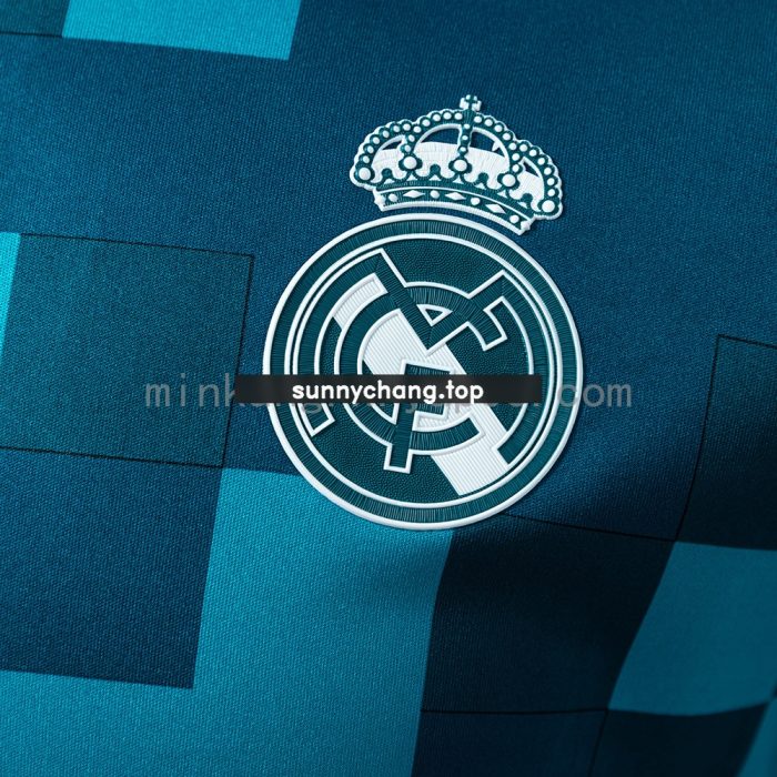 Real Madrid 17/18 Third Away Long Sleeve Player Version Retro Jersey - 图片 5