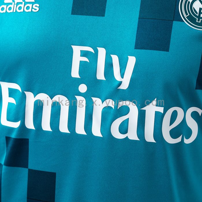 Real Madrid 17/18 Third Away Long Sleeve Player Version Retro Jersey - 图片 6