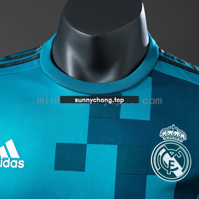 Real Madrid 17/18 Third Away Long Sleeve Player Version Retro Jersey - 图片 7