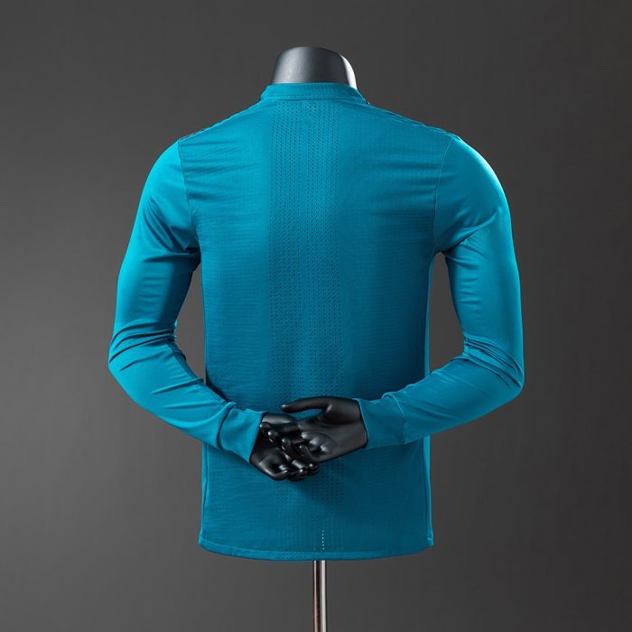 Real Madrid 17/18 Third Away Long Sleeve Player Version Retro Jersey - 图片 8