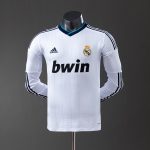 Real Madrid 12/13 Home Long Sleeve Player Version Retro Jersey