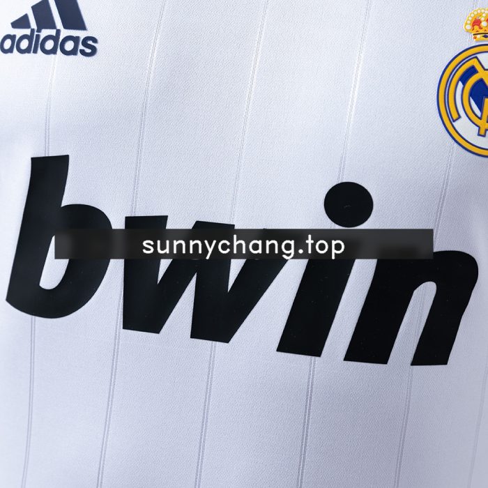 Real Madrid 12/13 Home Long Sleeve Player Version Retro Jersey - 图片 6
