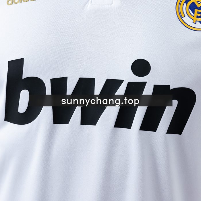 Real Madrid 11/12 Home Long Sleeve Player Version Retro Jersey - 图片 5