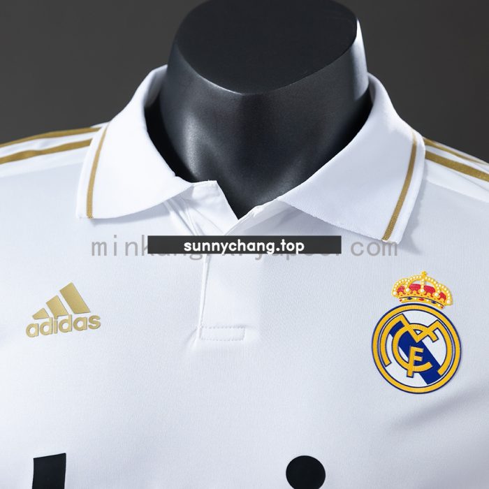 Real Madrid 11/12 Home Long Sleeve Player Version Retro Jersey - 图片 6