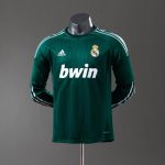 Real Madrid 12/13 Third Away Long Sleeve Player Version Retro Jersey