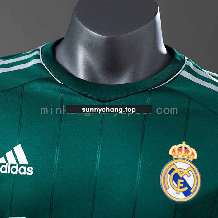 Real Madrid 12/13 Third Away Long Sleeve Player Version Retro Jersey - 图片 7