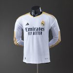 Real Madrid 23/24 Home Long Sleeve Player Version Jersey
