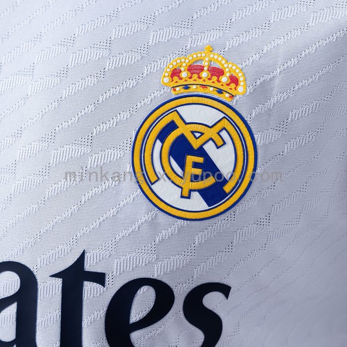 Real Madrid 23/24 Home Long Sleeve Player Version Jersey - 图片 5