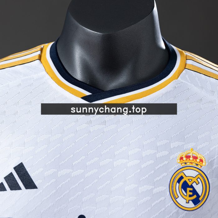 Real Madrid 23/24 Home Long Sleeve Player Version Jersey - 图片 7
