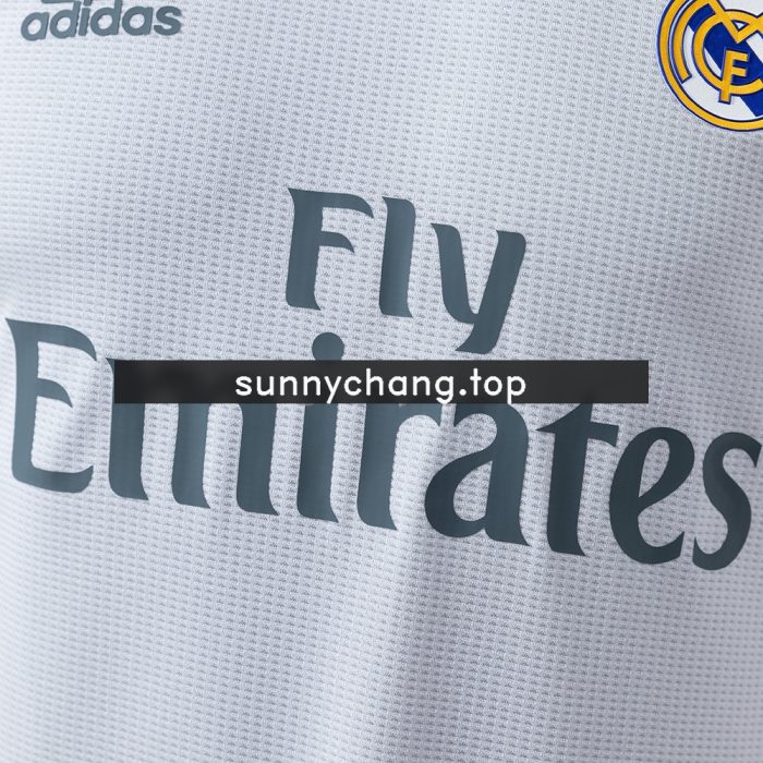 Real Madrid 15/16 Home Long Sleeve Player Version Retro Jersey - 图片 7