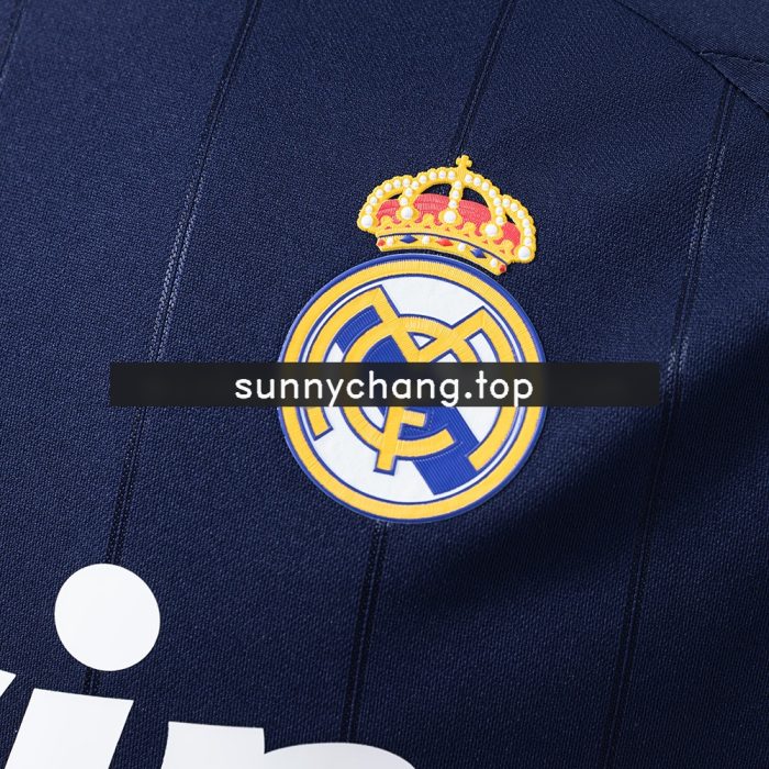 Real Madrid 12/13 Away Long Sleeve Player Version Retro Jersey - 图片 5