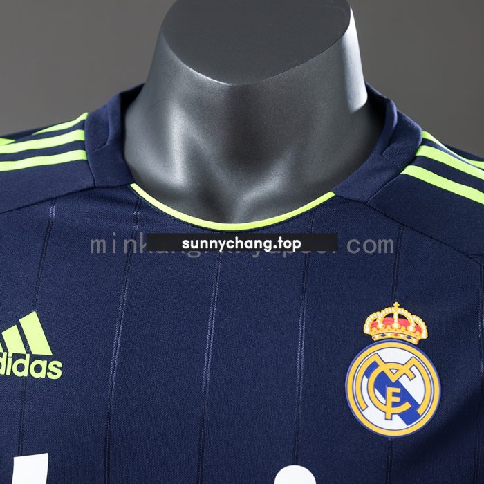 Real Madrid 12/13 Away Long Sleeve Player Version Retro Jersey - 图片 7