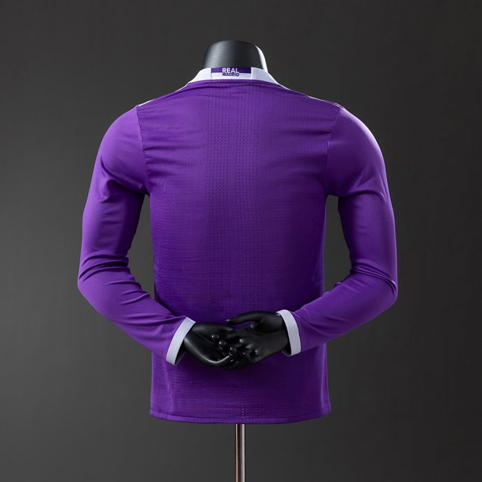 Real Madrid 16/17 Away Long Sleeve Player Version Retro Jersey - 图片 8