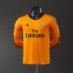 Real Madrid 13/14 Third Away Long Sleeve Player Version Retro Jersey
