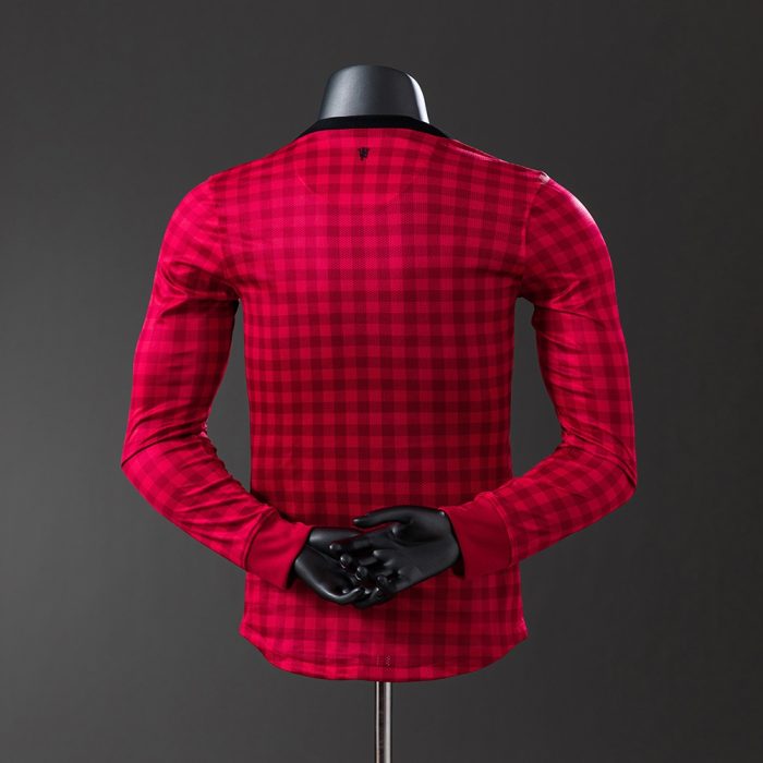 M-U 12/13 Home Long Sleeve Player Version Retro Jersey - 图片 8