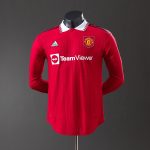 M-U 22/23 Home Long Sleeve Player Version Retro Jersey