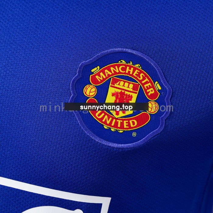 M-U 08/09 Third Away Long Sleeve Player Version Retro Jersey - 图片 5