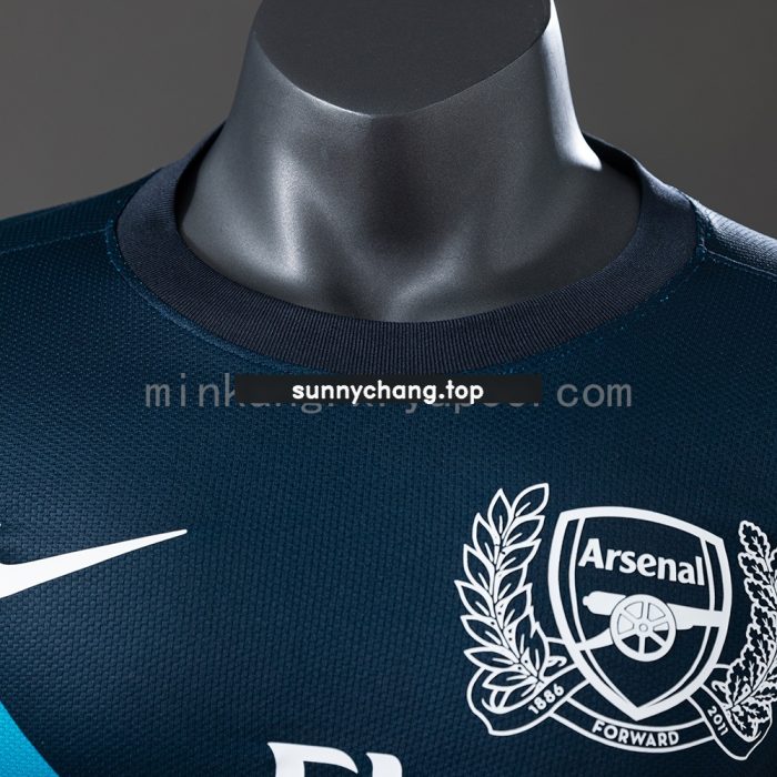 Arsenal 11/12 Away Long Sleeve Player Version Retro Jersey - 图片 7
