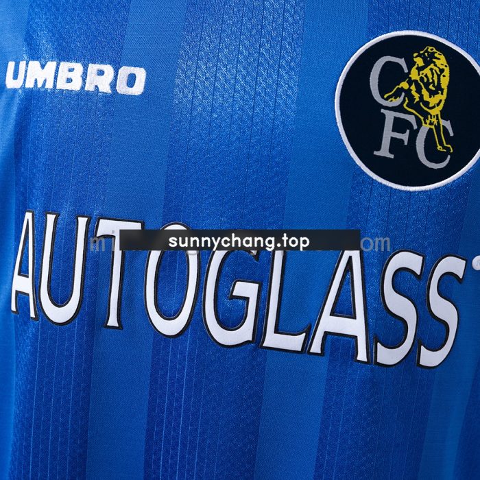 Chelsea 97/99 Home Long Sleeve Retro Jersey - 图片 5