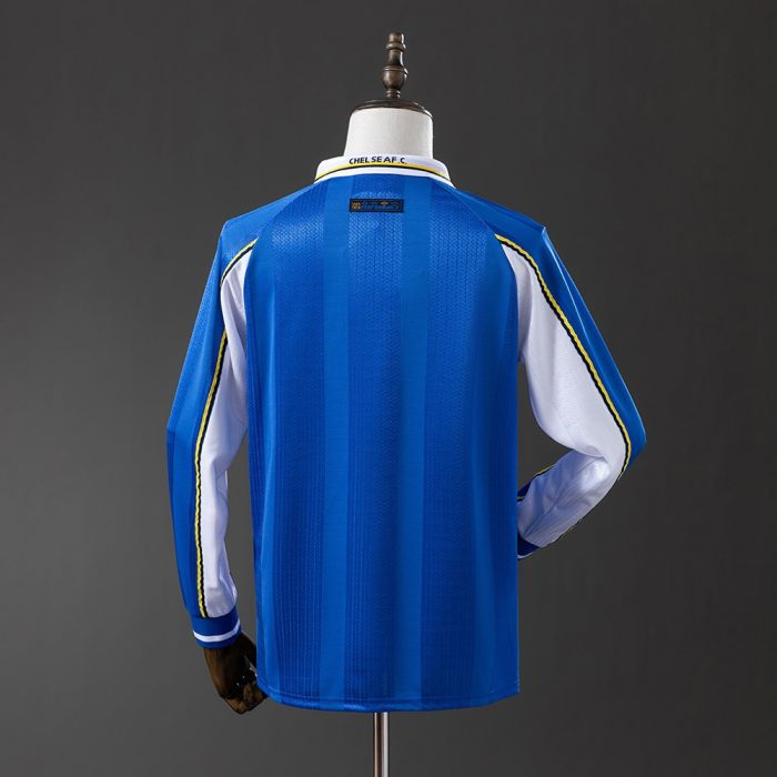 Chelsea 97/99 Home Long Sleeve Retro Jersey - 图片 7