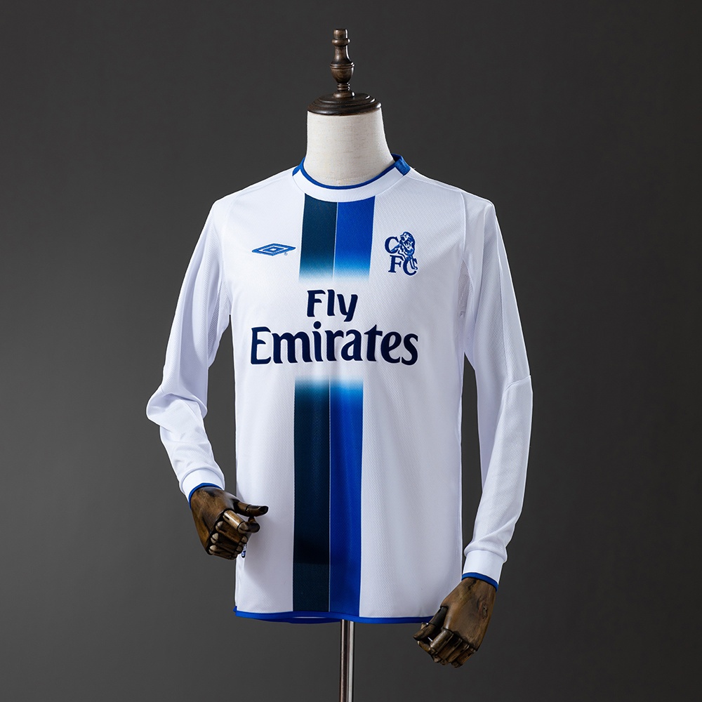 JER-11376_1 Retro Long Sleeve 03/05 Chelsea Away - 图片 1