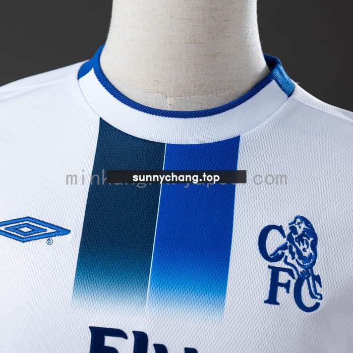 Retro Long Sleeve 03/05 Chelsea Away - 图片 6