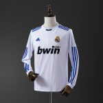Real Madrid 10/11 Home Long Sleeve Retro Jersey