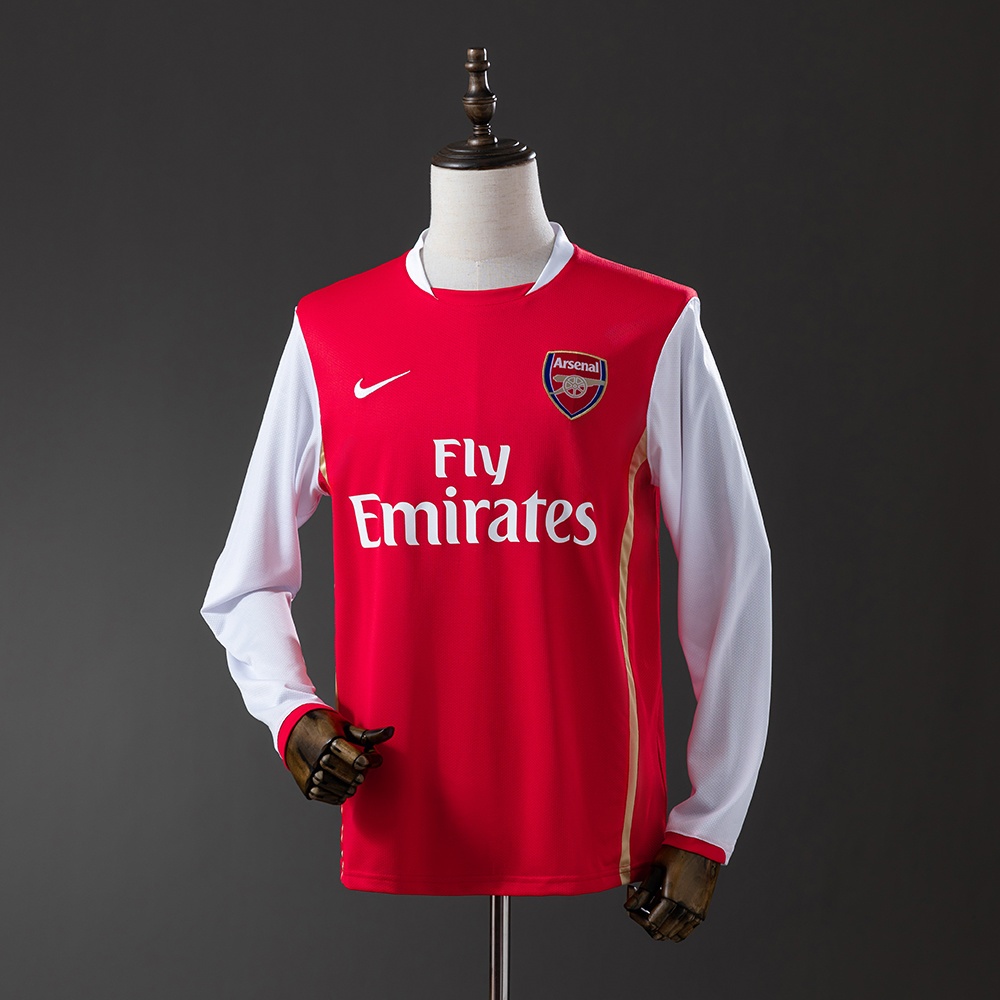 JER-11381_1 Arsenal 06/07 Home Long Sleeve Retro Jersey - 图片 1