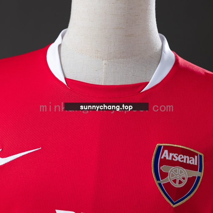 Arsenal 06/07 Home Long Sleeve Retro Jersey - 图片 6
