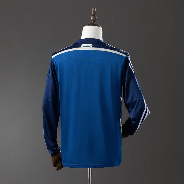 Argentina 2014 Away Long Sleeve Retro Jersey - 图片 7