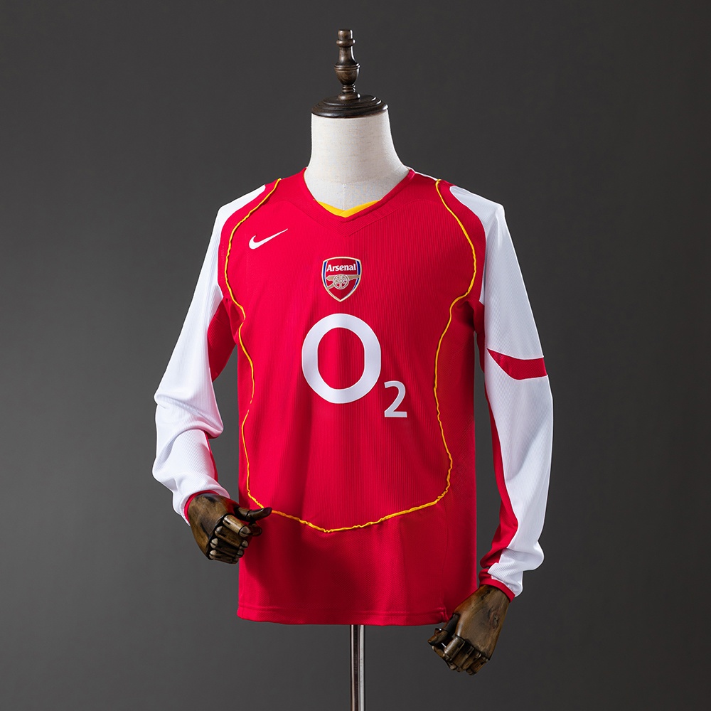 JER-11383_1 Arsenal 04/05 Home Long Sleeve Retro Jersey - 图片 1
