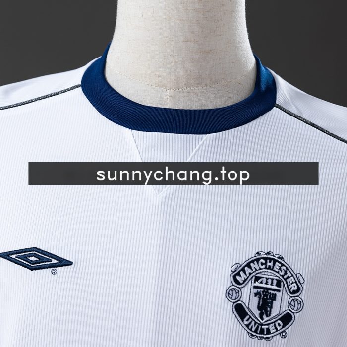M-U 00/01 Away Long Sleeve Retro Jersey - 图片 6