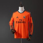 Real Madrid 13/14 Second Away Long Sleeve Retro Jersey